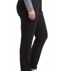 Women's Premium Cotton Stretch High-Waisted Black Leggings - Dressy Comfort in an Everyday Essential
