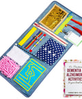 Fidget Blanket for Adults with Dementia & Alzheimer's, sensory activities for dementia patients