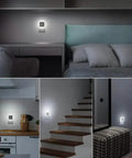 2-Pack: LED Night Light, Plug-in Wall Sconce with Auto Dusk to Dawn Sensor