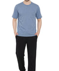 Men's Heavyweight Short Sleeve Crew Neck with Pocket T-Shirt - Silverts 11