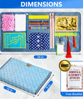 Fidget Blanket for Adults with Dementia & Alzheimer's, sensory activities for dementia patients