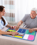 Fidget Blanket for Adults with Dementia & Alzheimer's, sensory activities for dementia patients