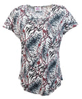 Women's Self Dressing Patterned Top