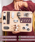 Wooden Fidget Busy Board for Adults with Altzheimer's, Dementia-friendly games
