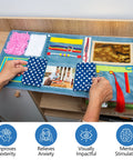 Fidget Blanket for Adults with Dementia & Alzheimer's, sensory activities for dementia patients