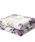 DaDa Bedding Floral Blossoms Spring Cottage Birds Soft Fleece Throw Blanket (XY1010)