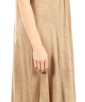 Sakkas Egan Women's Long Embroidered Caftan Dress / Cover Up With Embroidered Cap Sleeves