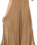 Sakkas Egan Women's Long Embroidered Caftan Dress / Cover Up With Embroidered Cap Sleeves