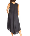 Sakkas Starlight Fourth Women's Tie Dye Caftan Tank Dress/Cover Up Beach Kaftan