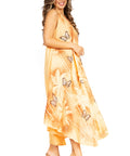 Sakkas Starlight Fourth Women's Tie Dye Caftan Tank Dress/Cover Up Beach Kaftan