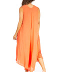 Sakkas Starlight Fourth Women's Tie Dye Caftan Tank Dress/Cover Up Beach Kaftan