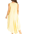 Sakkas Starlight Fourth Women's Tie Dye Caftan Tank Dress/Cover Up Beach Kaftan