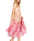 Sakkas Starlight Fourth Women's Tie Dye Caftan Tank Dress/Cover Up Beach Kaftan