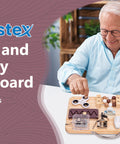 Wooden Fidget Busy Board for Adults with Altzheimer's, Dementia-friendly games