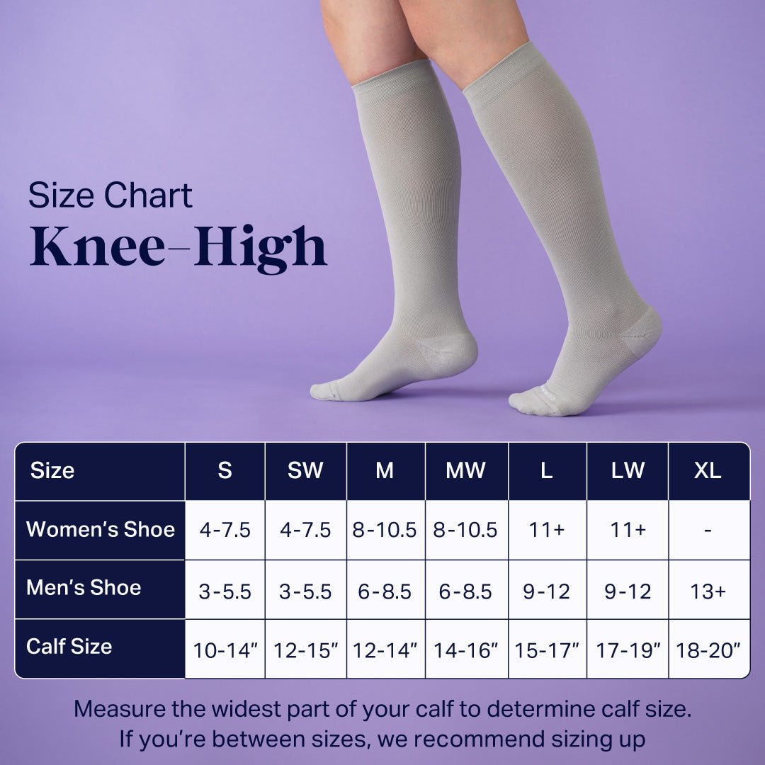 Knee-High Compression Socks - Solid - Silverts 8