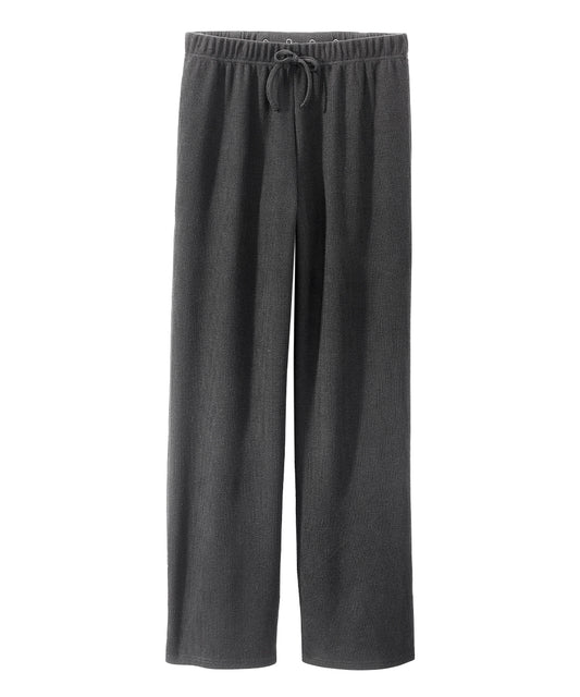 Women's Open Back Soft Ribbed Pants