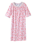 Open Back Knit Nightgown with Lace Trim - Clearance - Silverts 4