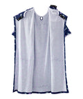Open Back Knit Nightgown with Lace Trim - Silverts 54