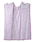 Open Back Knit Nightgown with Lace Trim - Silverts 61