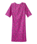 Open Back Knit Nightgown with Lace Trim - Clearance