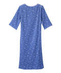 Open Back Knit Nightgown with Lace Trim - Clearance - Silverts 46