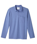 Men's Adaptive Open Back Polo Shirt with Long Sleeves - Silverts 7