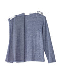 Women's Open Back Knit Button Top - Silverts 6