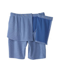 Women's Open Back Soft Ribbed Shorts - Silverts 2