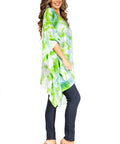 Sakkas Adalwin Second TieDye Desert Sun Circle Ponch Tunic Top Blouse W/Embroidery