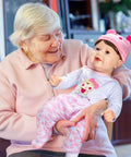 22 inch - Lifelike Reborn Baby Dolls for Seniors with Dementia -Therapy Doll - Soft Body Realistic Newborn - Alzheimer's Activity for Adults - Patients Nursing Home - Gifts for Elderly - Anxiety relief