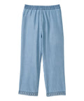 Women's Self Dressing Pull-on Wide Leg Capris