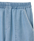 Women's Self Dressing Pull-on Wide Leg Capris