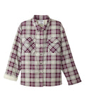 Men's Magnetic Closure Sherpa Lined Shirt Jacket - Clearance