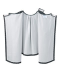 Women's Open Back Hi-Low Pleated Top