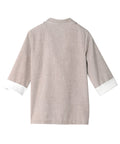 Women's Embroidered Linen Blazer