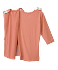 Women's Open Back Color Block Top