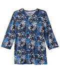 Women's Open Back Faux Button Top