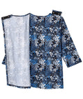 Women's Open Back Faux Button Top