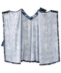 Women's Open Back Faux Button Top