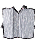 Women's Open Back Faux Button Top
