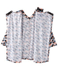 Women's Open Back Faux Button Top - Clearance