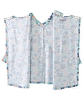 Women's Open Back Faux Button Top