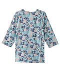 Women's Open Back Faux Button Top