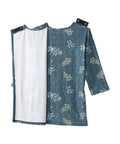 Women's Open Back Faux Button Top