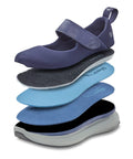 Women’s Easy-On Mary Jane Shoes – Adjustable Fit (Regular to Extra Wide)
