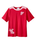 Women's Open Back Top with Embroidery Detail - Clearance