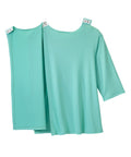 Women's Open Back Top with Lace Detail
