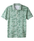 Men's Open Back Polo Shirt with Zip - Clearance