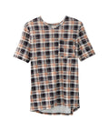 Men's Open Back V-Neck Pocket T-Shirt