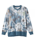 Women's Open Back Long Sleeve Embroidered Sweatshirt